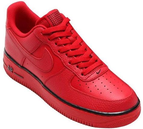 nike air force 1 heren wit donker rood|Nike Factory Stores.